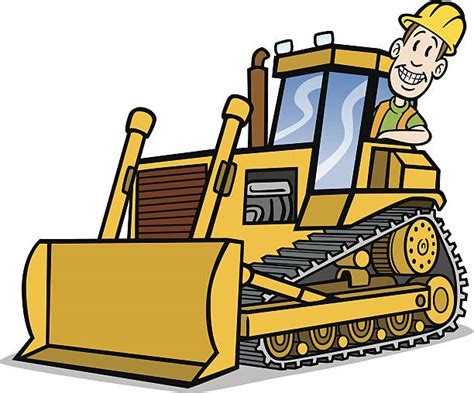 Cartoon Bulldozer Illustrations, Royalty-Free Vector Graphics & Clip Art - iStock