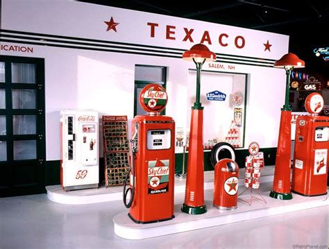 Authentic 1950s texaco service station setup – Artofit