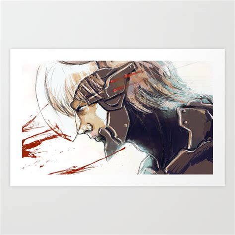 Raiden - Metal Gear Solid Art Print by Jess Duff / Dahlieka | Society6