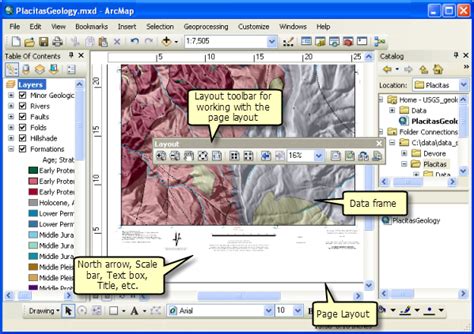 Displaying maps in data view and layout view—ArcMap | Documentation