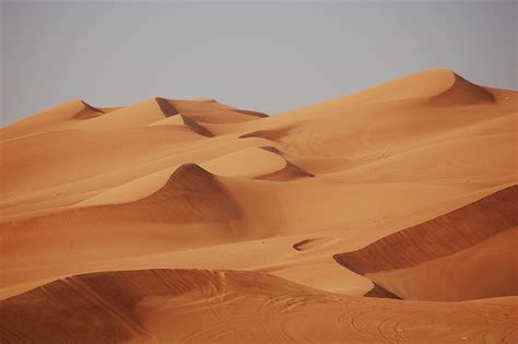 HD wallpaper: desert sand, dubai, sand dune, landscape, climate ...