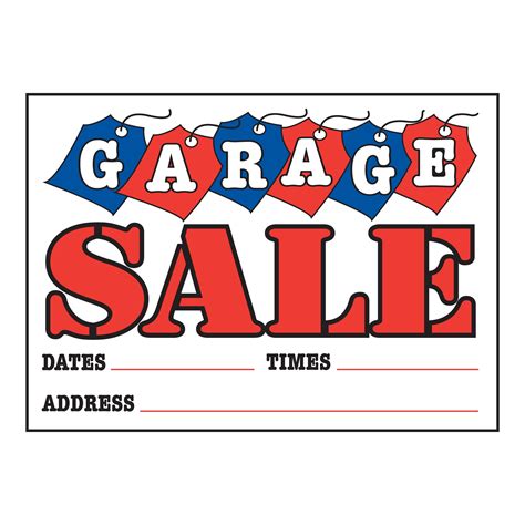 Free Printable Garage Sale Signs