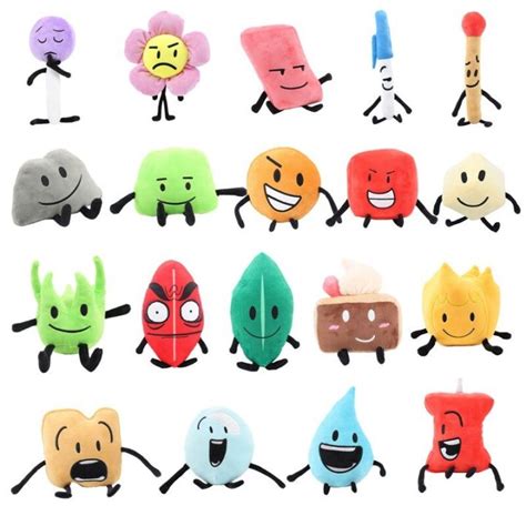 5/7/12/19Pcs Bfdi Plushie Battle For Dream Island Plush Toys Stuffed ...