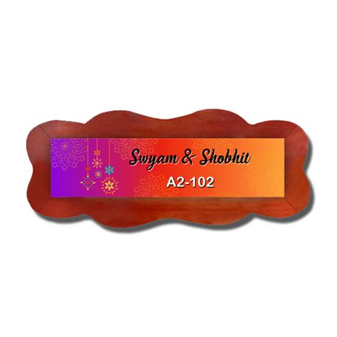 Festive Design Door Name Plate | Door Name Plates Online in India