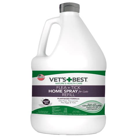 Vet's Best Flea and Tick Home Spray for Cats | Flea Treatment for Cats and Home | Flea Killer ...