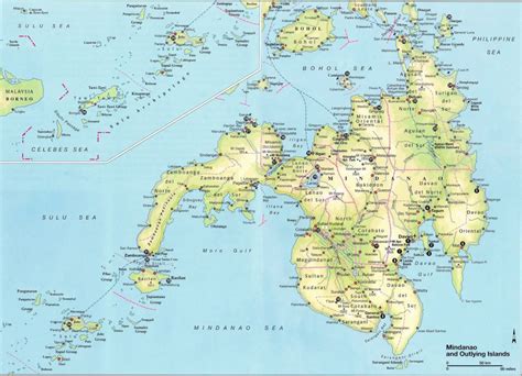 Mindanao And Islands Map - MapSof.net