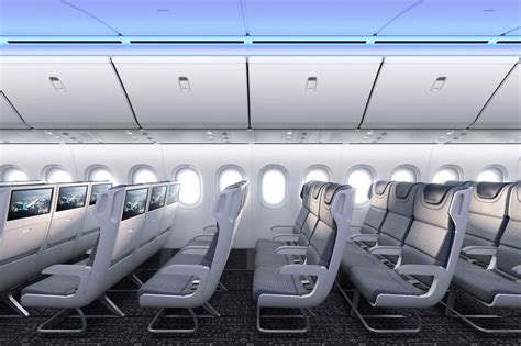 Boeing 777-9X economy seating Airplane interior, Aircraft interiors ...