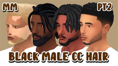 Black Male Hair Haul - Maxis Match // LINKS INCLUDED// The Sims 4 !! - YouTube