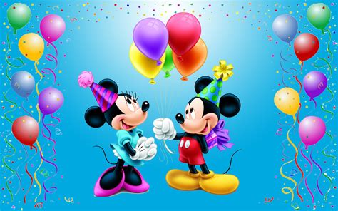 Minnie Mouse Happy Birthday Background