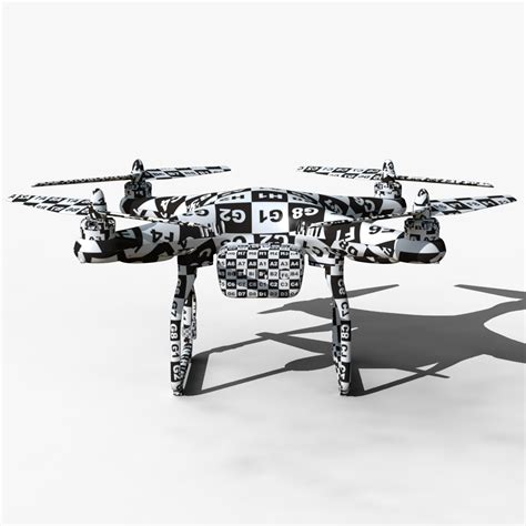 3d model of dji phantom 2 drone