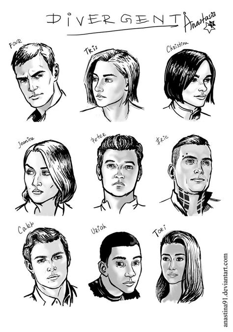 Divergent™ Mehr Peter Divergent, Tris Et Tobias, Divergent Fan Art ...