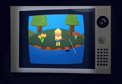 A Series of Animated Paper Video Games Evokes Digital Nostalgia