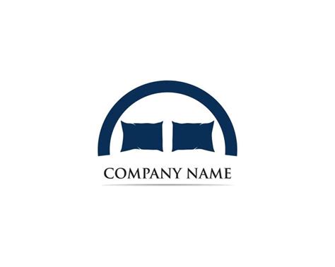 Bed logo vector template illustrator 626187 Vector Art at Vecteezy