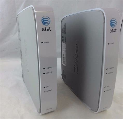 x2 - AT T 2WIRE 2701HG B Gateway WIRELESS modem ROUTER DSL WiFi ethernet 4port For Sale - Item ...