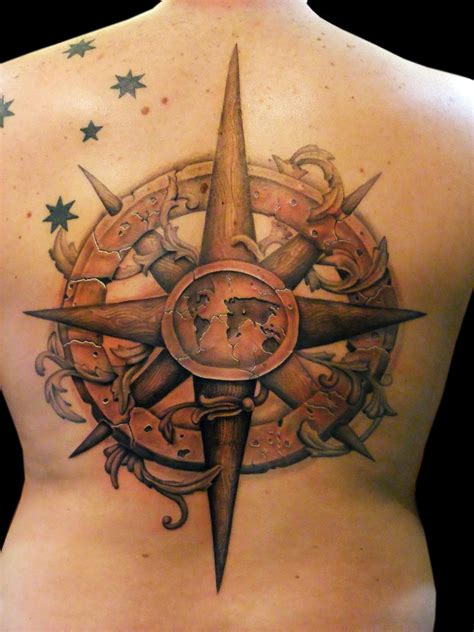 Compass Tattoos Designs, Ideas and Meaning | Tattoos For You