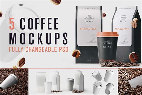 25+ Top Coffee Packaging Mockup PSD Templates | Mockuptree