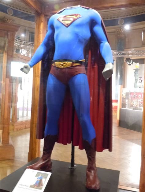 Brandon Routh's Superman Returns suit on display... | Hollywood Movie Costumes