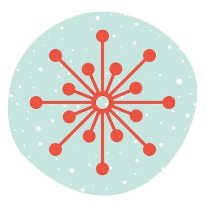 Red Snowflake Vector Art, Icons, and Graphics for Free Download