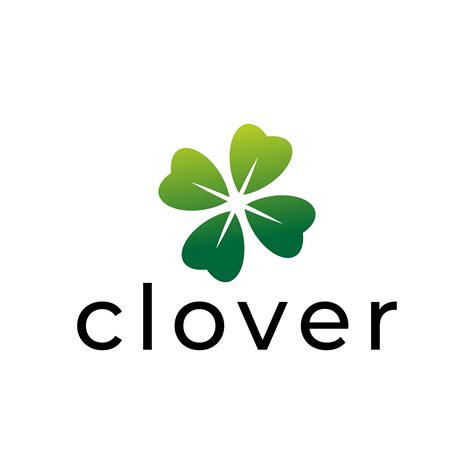 lucky clover logo design 5960796 Vector Art at Vecteezy