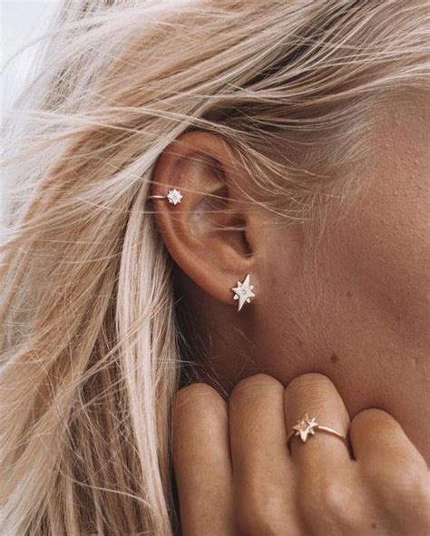 16 Helix Ear Piercings To Inspire Your Next Piercing | ELLE Australia