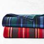 Alister Plaid Merino Wool Throw | Williams Sonoma