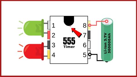 Single Flashing Led Circuit