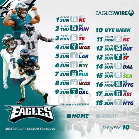 Cedric Hayes News: Eagles Schedule 2023 Printable