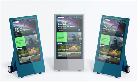 Portable Digital Signage Display - A Space-Saving Solution