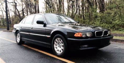 Sell used 2000 BMW 740iL Black Sedan 4.4L No RESERVE in Trenton, New Jersey, United States