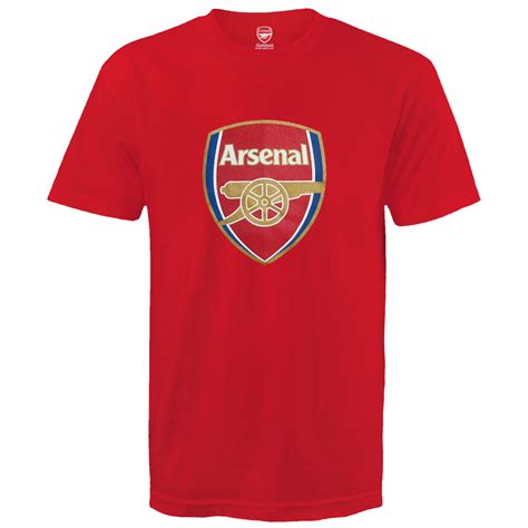 Arsenal Football Club Official Soccer Gift Mens Crest T-Shirt | eBay