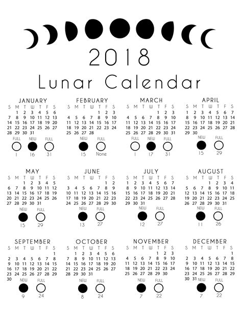 20+ Chinese Lunar Calendar 2018 - Free Download Printable Calendar Templates ️