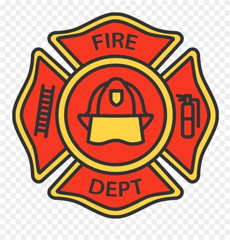 Firefighter Badge Png Picture - Fireman Badge Outline Clipart (#4173268) - PinClipart