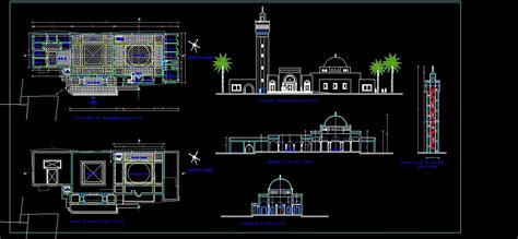 Mosque DWG Plan for AutoCAD • Designs CAD