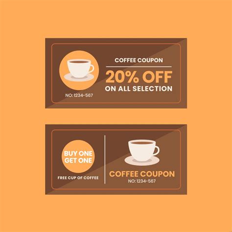 Coffee Coupon Illustration in Illustrator, SVG, JPG, EPS, PNG - Download | Template.net