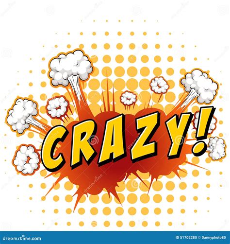 Crazy Stock Vector - Image: 51702280