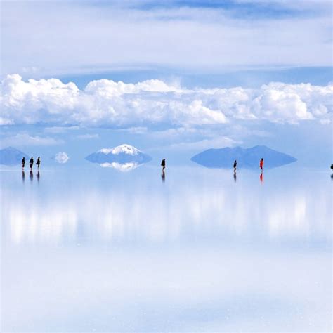 Bolivia Salt Flats Illusion