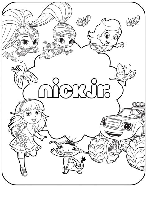 Nick Jr Coloring Pages at GetColorings.com | Free printable colorings pages to print and color