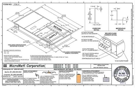 Wind Rated Roof Curb | MicroMetl Corporation's Blog