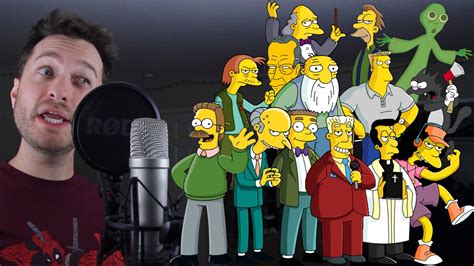 Brock Baker Performs Impressions of Characters Originally Voiced by Harry Shearer on 'The Simpsons'