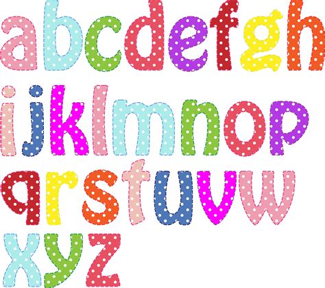 Colorful Printable Alphabet Letters