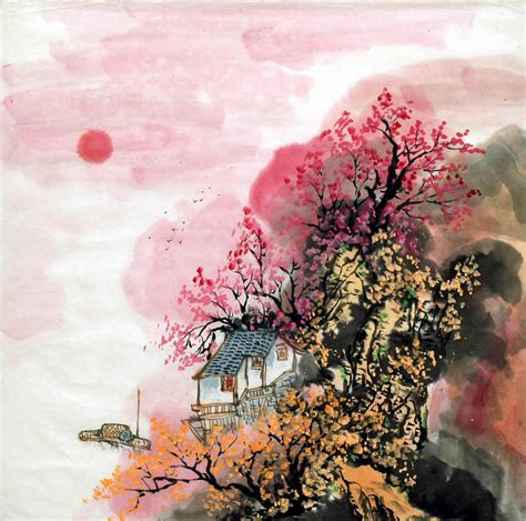 Appreciation: Countryside Scenery in Chinese Paintings | Chinese Painting Blog