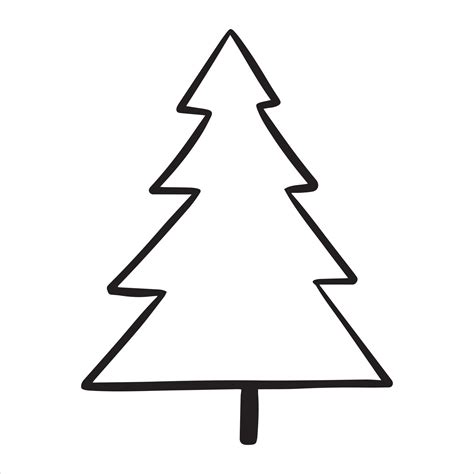 Christmas Tree Drawing Vector Art, Icons, and Graphics for Free Download