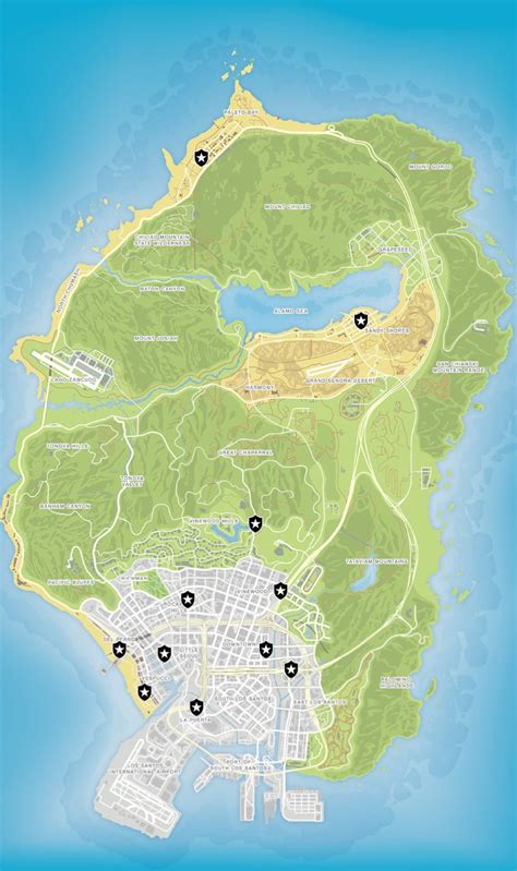 All 11 Police Stations In GTA 5 (Map & Guide) - 🌇 GTA-XTREME