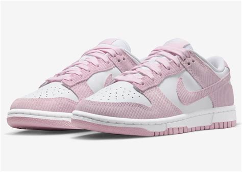 Nike Dunk Low Pink Corduroy Release Details · JustFreshKicks