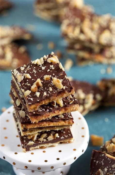 Insanely Easy Saltine Cracker Toffee Recipe - The Suburban Soapbox