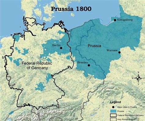 Map Of Germany And Prussia - Domini Hyacintha