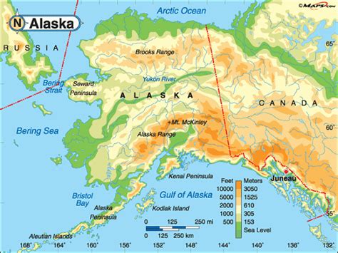 Alaska Map - United States