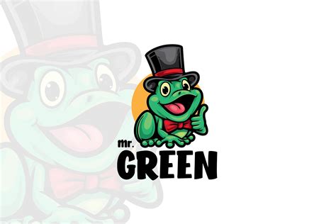 Frog Cartoon Logo Mascot – MasterBundles