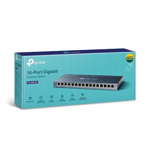 TL-SG116 | 16-Port Gigabit Desktop Switch | TP-Link