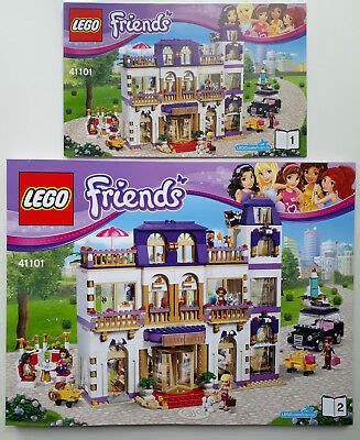 Lego Friends 41101 Heartlake Grand Hotel Instruction Manual BOOKS ONLY new | eBay